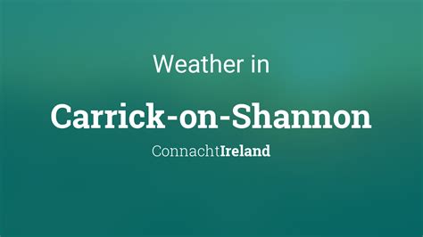 carrick on shannon weather hourly.